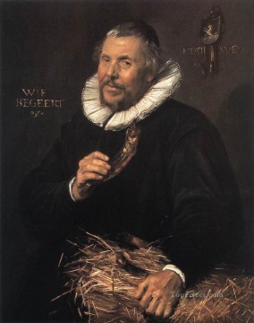  Pieter Art - Pieter Cornelisz Van Der Morsch portrait Dutch Golden Age Frans Hals